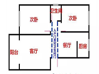 入戶門正對著衛(wèi)生間，客人來了太尷尬了